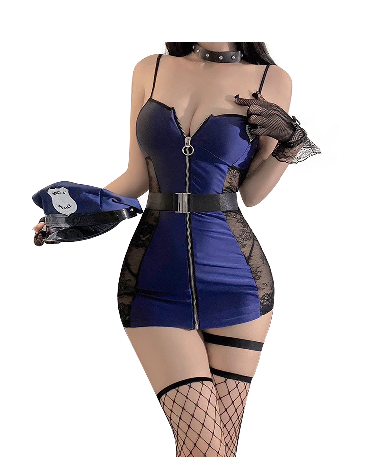 Arrest you！Police Officer Domina Style Lingerie