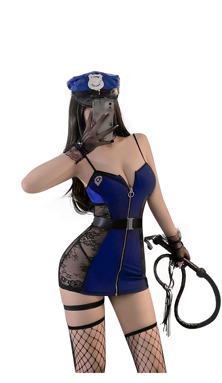 Arrest you！Police Officer Domina Style Lingerie