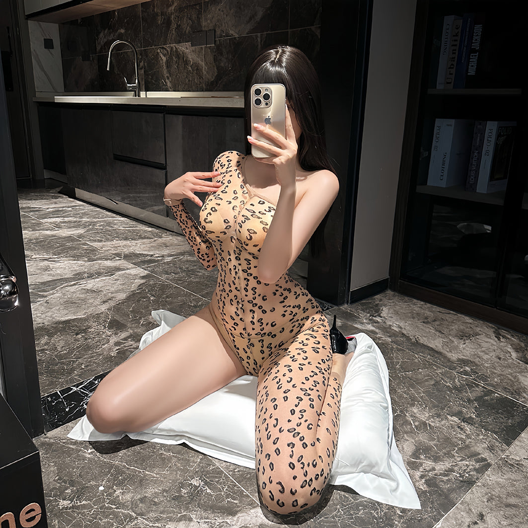 Wild Instinct Leopard Bodystocking